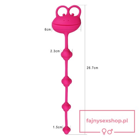 10"" Silicone Frog Anal Beads 10"" Silicone Frog Anal Beads