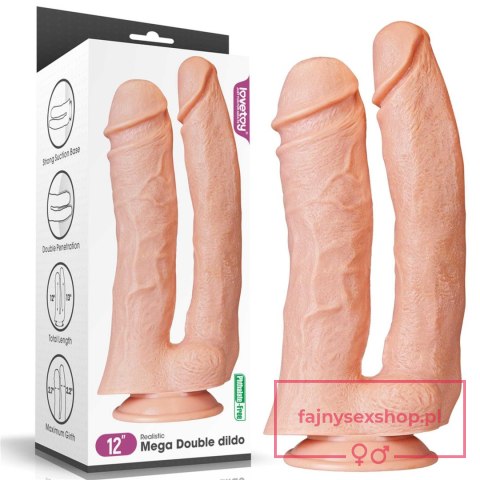 12'' Realistic Mega Double Dildo
