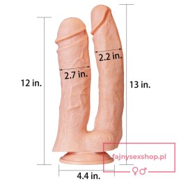 12'' Realistic Mega Double Dildo