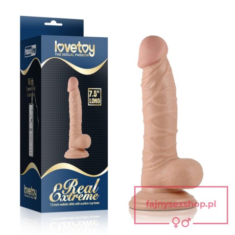 7.5"" Real Extreme Dildo Flesh 7.5"" Real Extreme Dildo Flesh