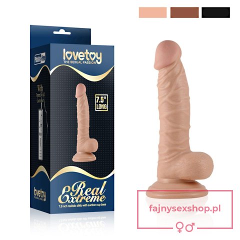 7.5"" Real Extreme Dildo Flesh 7.5"" Real Extreme Dildo Flesh