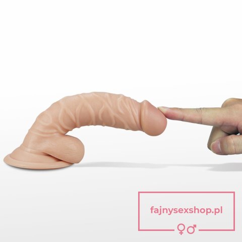 7.5"" Real Extreme Vibrating Dildo Flesh 7.5"" Real Extreme Vibrating Dildo Flesh