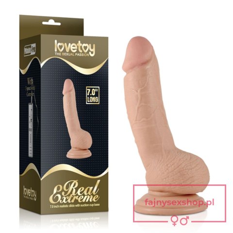 7"" Real Extreme Dildo Flesh 7"" Real Extreme Dildo Flesh