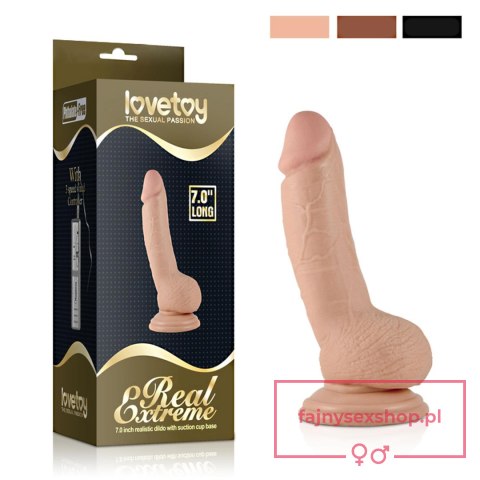7"" Real Extreme Dildo Flesh 7"" Real Extreme Dildo Flesh