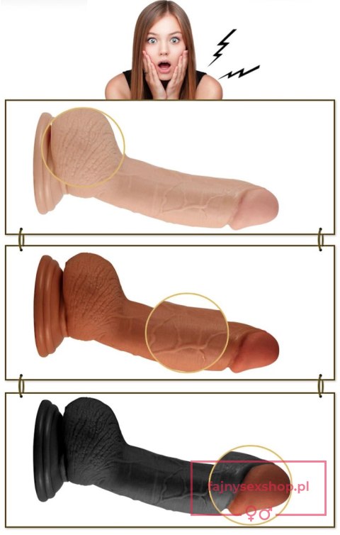 7"" Real Extreme Dildo Flesh 7"" Real Extreme Dildo Flesh