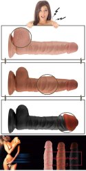 8.5"" Real Extreme Dildo Flesh 8.5"" Real Extreme Dildo Flesh