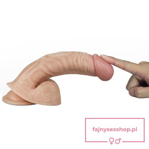8.5"" Real Extreme Dildo Flesh 8.5"" Real Extreme Dildo Flesh