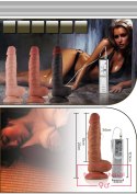 8.5"" Real Extreme Vibrating Dildo Flesh 8.5"" Real Extreme Vibrating Dildo Flesh