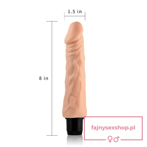 8'' Xtreme Feel Cyberskin Vibrator 8'' Xtreme Feel Cyberskin Vibrator