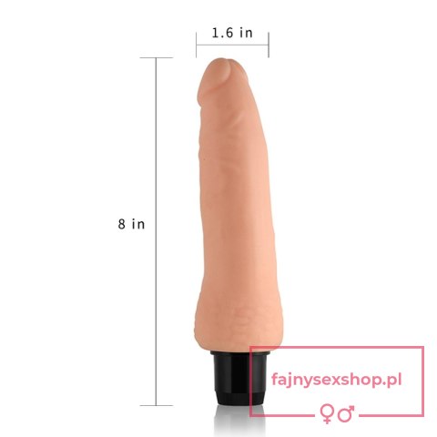8'' Xtreme Feel Cyberskin Vibrator 8'' Xtreme Feel Cyberskin Vibrator