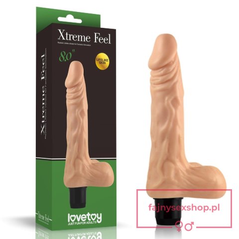 8'' Xtreme Feel Cyberskin Vibrator 8'' Xtreme Feel Cyberskin Vibrator