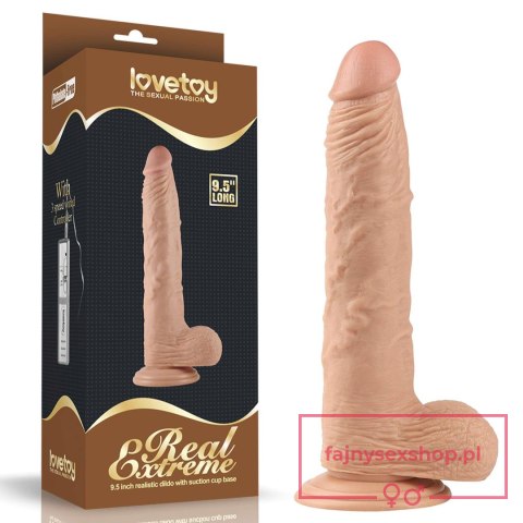 9.5'' Real Extreme Dildo Flesh 9.5'' Real Extreme Dildo Flesh
