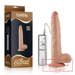 9.5'' Real Extreme Vibrating Dildo Flesh
