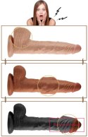 9.5'' Real Extreme Vibrating Dildo Flesh 9.5'' Real Extreme Vibrating Dildo Flesh