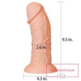 9.5'' Realistic Curved Dildo