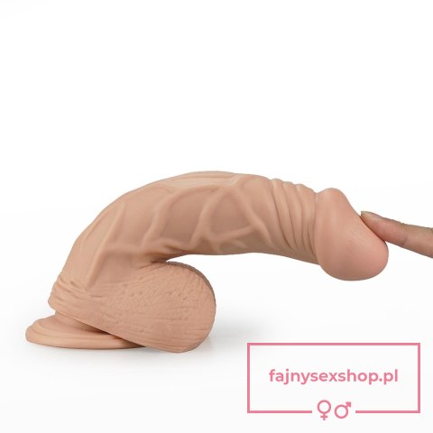 9"" Real Extreme Vibrating Dildo Flesh 9"" Real Extreme Vibrating Dildo Flesh