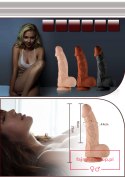 9"" Real Extreme Vibrating Dildo Flesh 9"" Real Extreme Vibrating Dildo Flesh