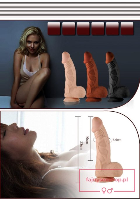 9"" Real Extreme Vibrating Dildo Flesh 9"" Real Extreme Vibrating Dildo Flesh