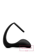 ANAL ADVENTURES COCK RING PLUG BLACK ANAL ADVENTURES COCK RING PLUG BLACK