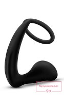 ANAL ADVENTURES COCK RING PLUG BLACK ANAL ADVENTURES COCK RING PLUG BLACK