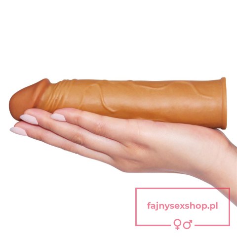 Add 1"" Pleasure X Tender Penis Sleeve Brown Add 1"" Pleasure X Tender Penis Sleeve Brown