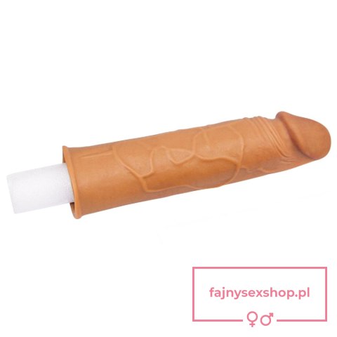 Add 1"" Pleasure X Tender Penis Sleeve Brown Add 1"" Pleasure X Tender Penis Sleeve Brown