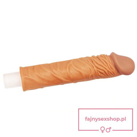 Add 2"" Pleasure X Tender Penis Sleeve Brown Add 2"" Pleasure X Tender Penis Sleeve Brown