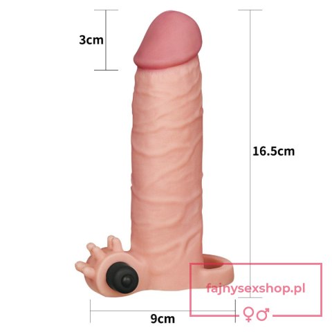 Add 2"" Pleasure X Tender Vibrating Penis Sleeve Flesh Add 2"" Pleasure X Tender Vibrating Penis Sleeve Flesh