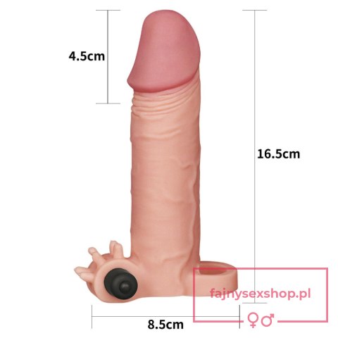 Add 2"" Pleasure X Tender Vibrating Penis Sleeve Flesh Add 2"" Pleasure X Tender Vibrating Penis Sleeve Flesh