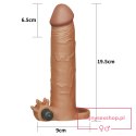 Add 3" Pleasure X Tender Vibrating Penis Sleeve Brown Add 3" Pleasure X Tender Vibrating Penis Sleeve Brown
