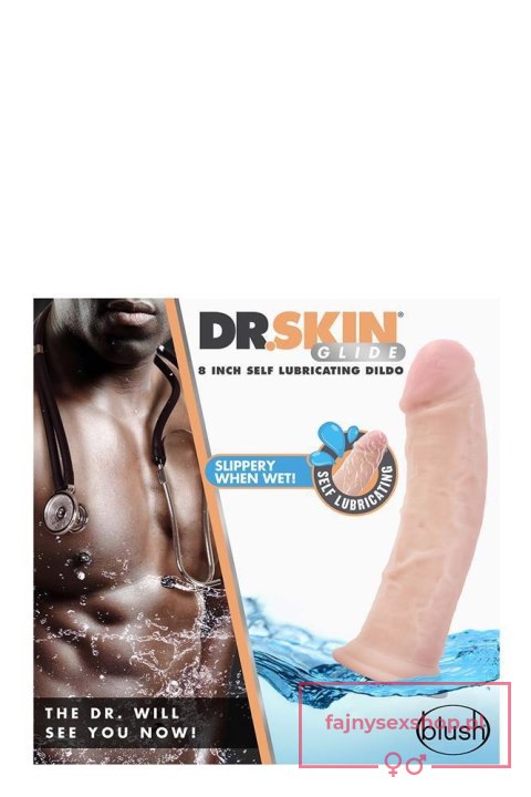 DR. SKIN 8INCH SELF LUBRICATING DILDO DR. SKIN 8INCH SELF LUBRICATING DILDO
