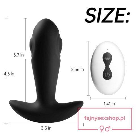 Dual tapping anal plug Dual tapping anal plug