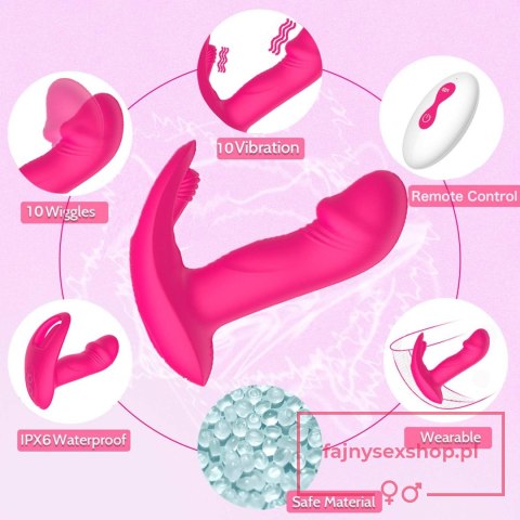 Flicking wearable vibrator Flicking wearable vibrator