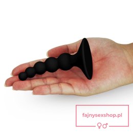 Lure me Beaded Anal Plug Black