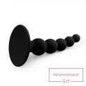 Lure me Beaded Anal Plug Black Lure me Beaded Anal Plug Black
