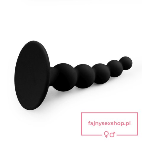 Lure me Beaded Anal Plug Black Lure me Beaded Anal Plug Black