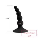 Lure me Beaded Anal Plug Black Lure me Beaded Anal Plug Black