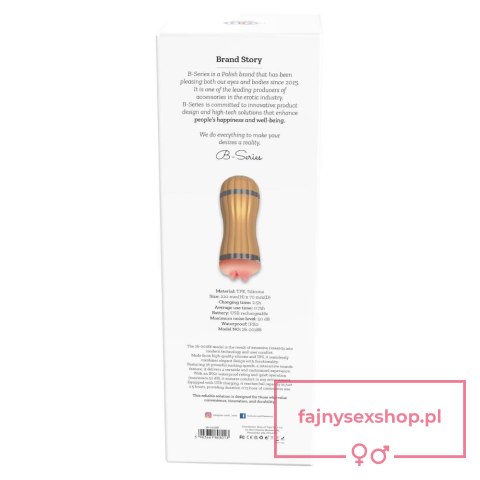 Masturbator- Bevis - 36 functions USB Masturbator- Bevis - 36 functions USB