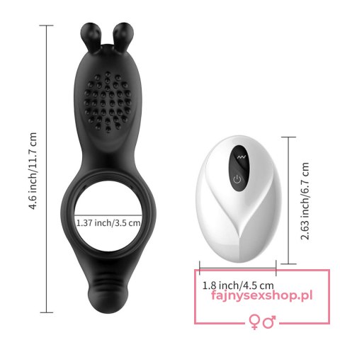 RabbitVibration Cock Ring with remote RabbitVibration Cock Ring with remote