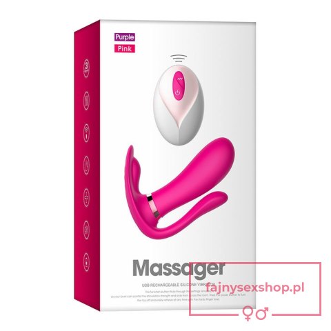 Remote wearable vibrator RED Remote wearable vibrator RED