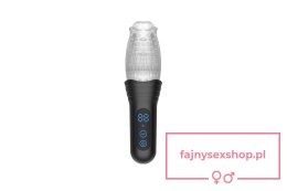 Rotating vibration and thrusting masturbator