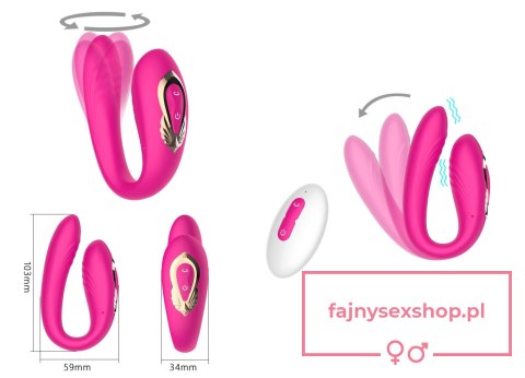 Rotating wearable dual vibrator Rotating wearable dual vibrator