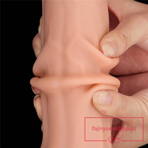 11.5'' King Sized Sliding Skin Dual Layer Dong 11.5'' King Sized Sliding Skin Dual Layer Dong