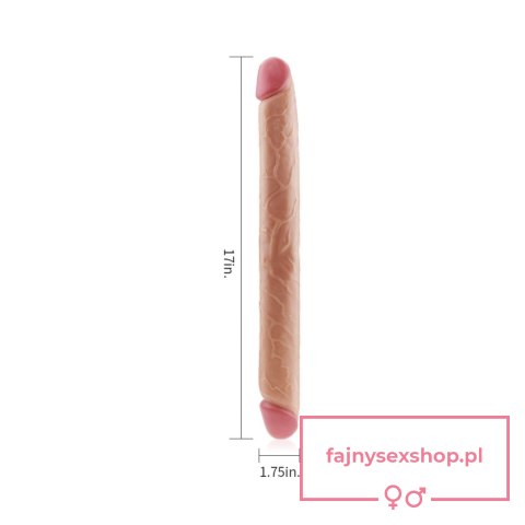 17"" King Size Realistic Slim Ultra Double Dildo 17"" King Size Realistic Slim Ultra Double Dildo