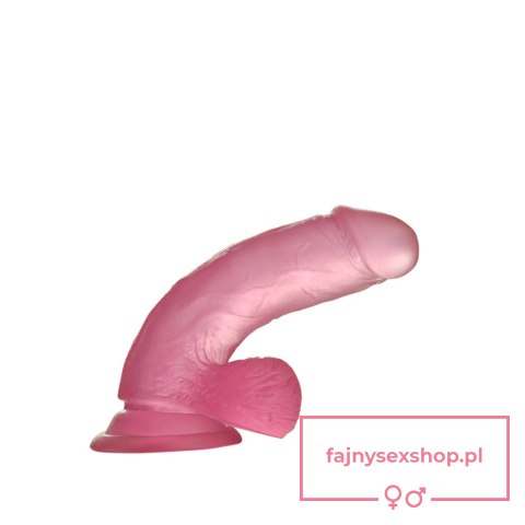 6"" Jelly Studs Crystal Dildo Small Pink 6"" Jelly Studs Crystal Dildo Small Pink