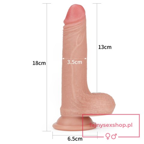 7'' Dual layered Platinum Silicone Cock 7'' Dual layered Platinum Silicone Cock