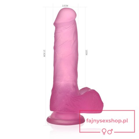 7"" Jelly Studs Crystal Dildo Medium Pink 7"" Jelly Studs Crystal Dildo Medium Pink