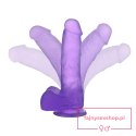 7"" Jelly Studs Crystal Dildo Medium Purple 7"" Jelly Studs Crystal Dildo Medium Purple