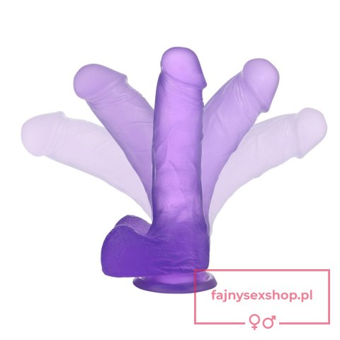 7"" Jelly Studs Crystal Dildo Medium Purple 7"" Jelly Studs Crystal Dildo Medium Purple