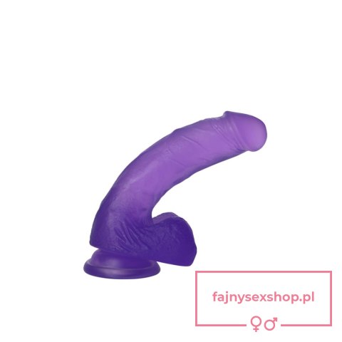 7"" Jelly Studs Crystal Dildo Medium Purple 7"" Jelly Studs Crystal Dildo Medium Purple